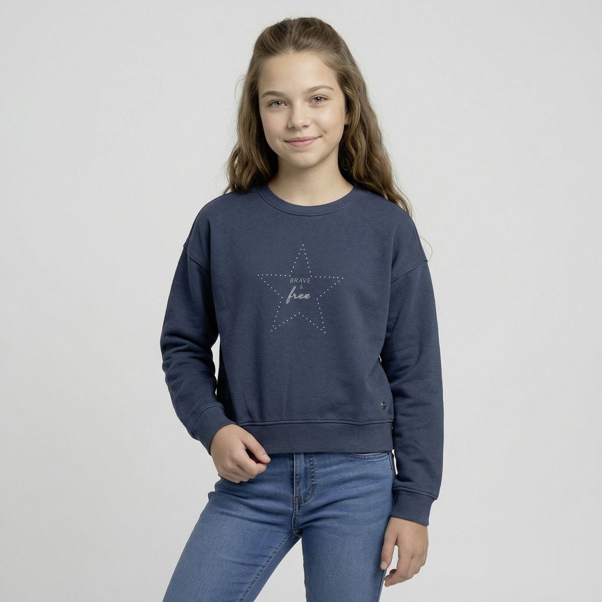 ELEVEN - Polerón Algodón Niña Eleven