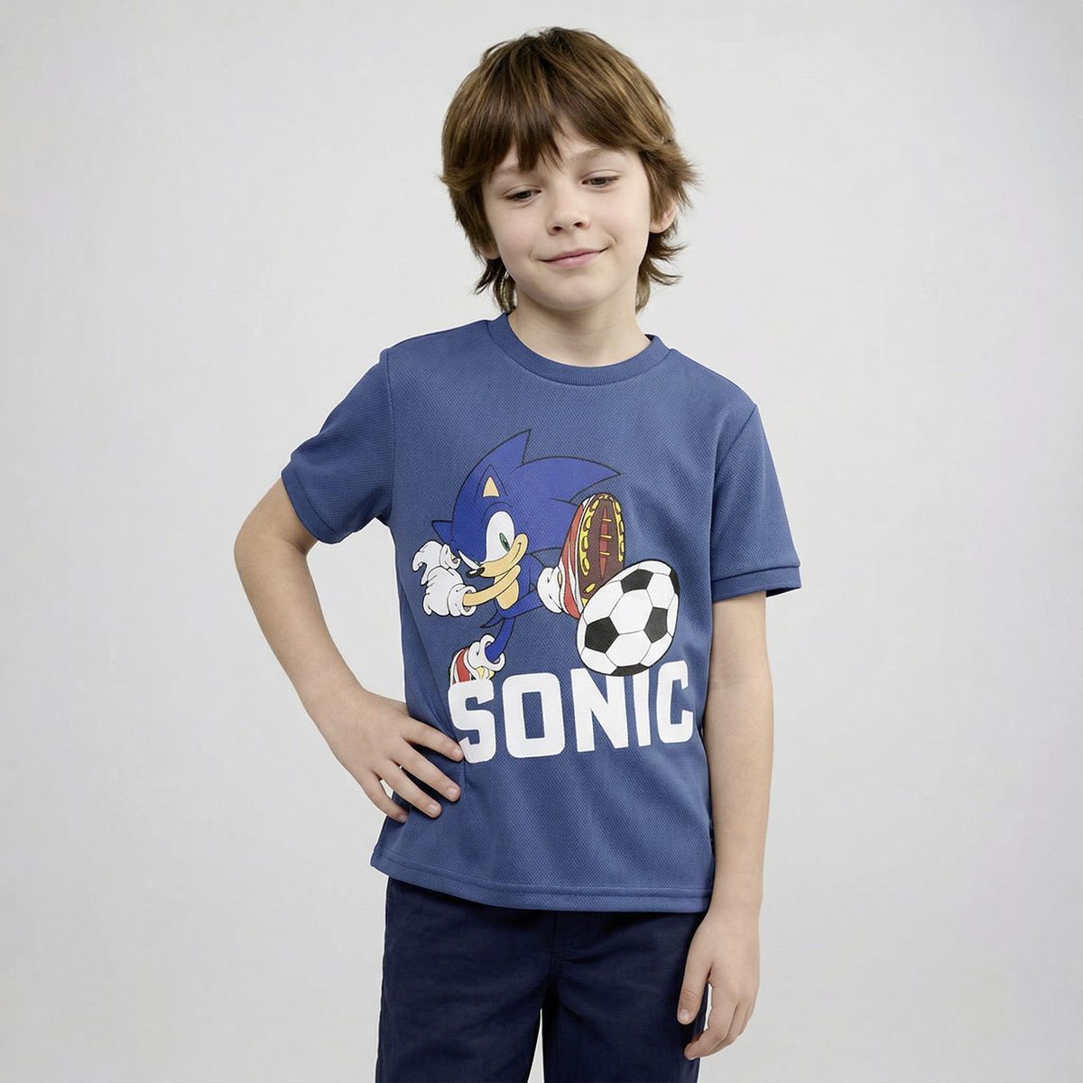 SONIC - Polera Manga Corta Niño Sonic