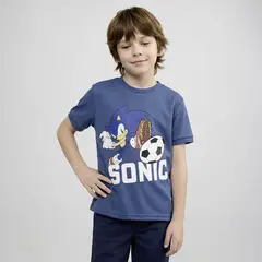 SONIC - Polera Manga Corta Niño