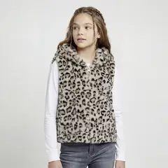 ELEVEN - Chaqueta Peluda Sin Mangas Niña