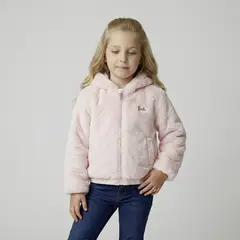 BARBIE - Chaqueta Peluda Niña