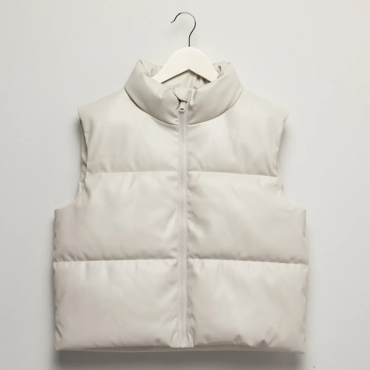 ELEVEN - Parka Niña Sin Mangas Efecto Cuero Eleven