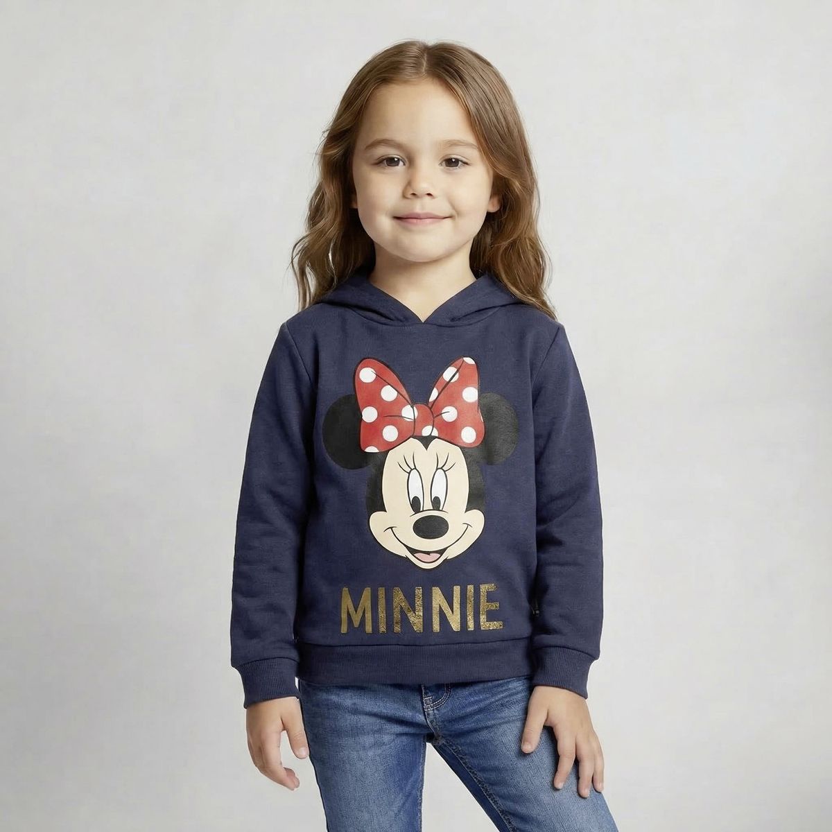 MINNIE - Polerón Niña Algodón Minnie