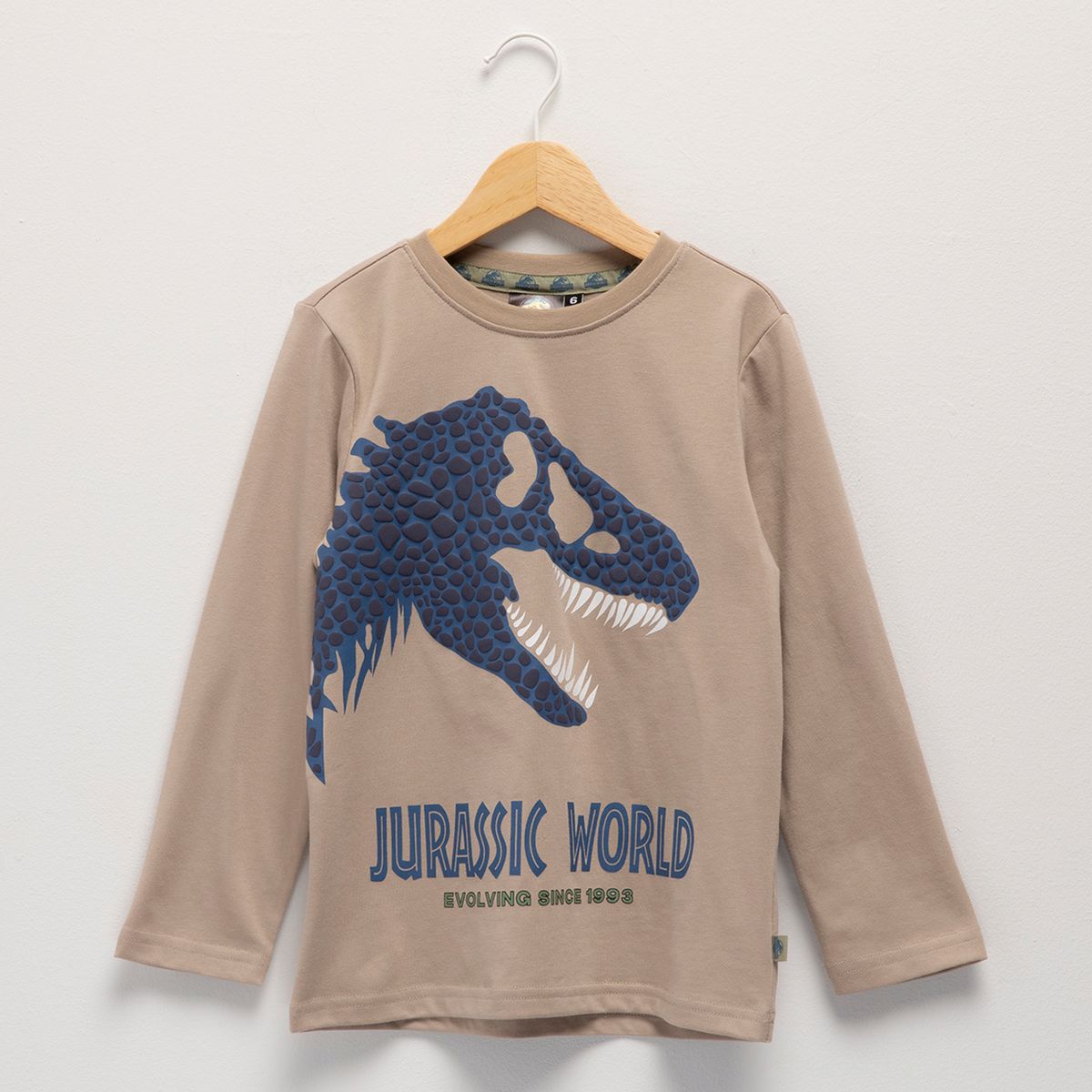 JURASSIC WORLD - Polera Manga Larga Algodón Niño Jurassic World