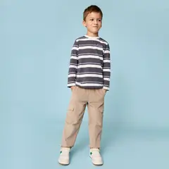 YAMP - Polera Niño Manga Larga Algodón