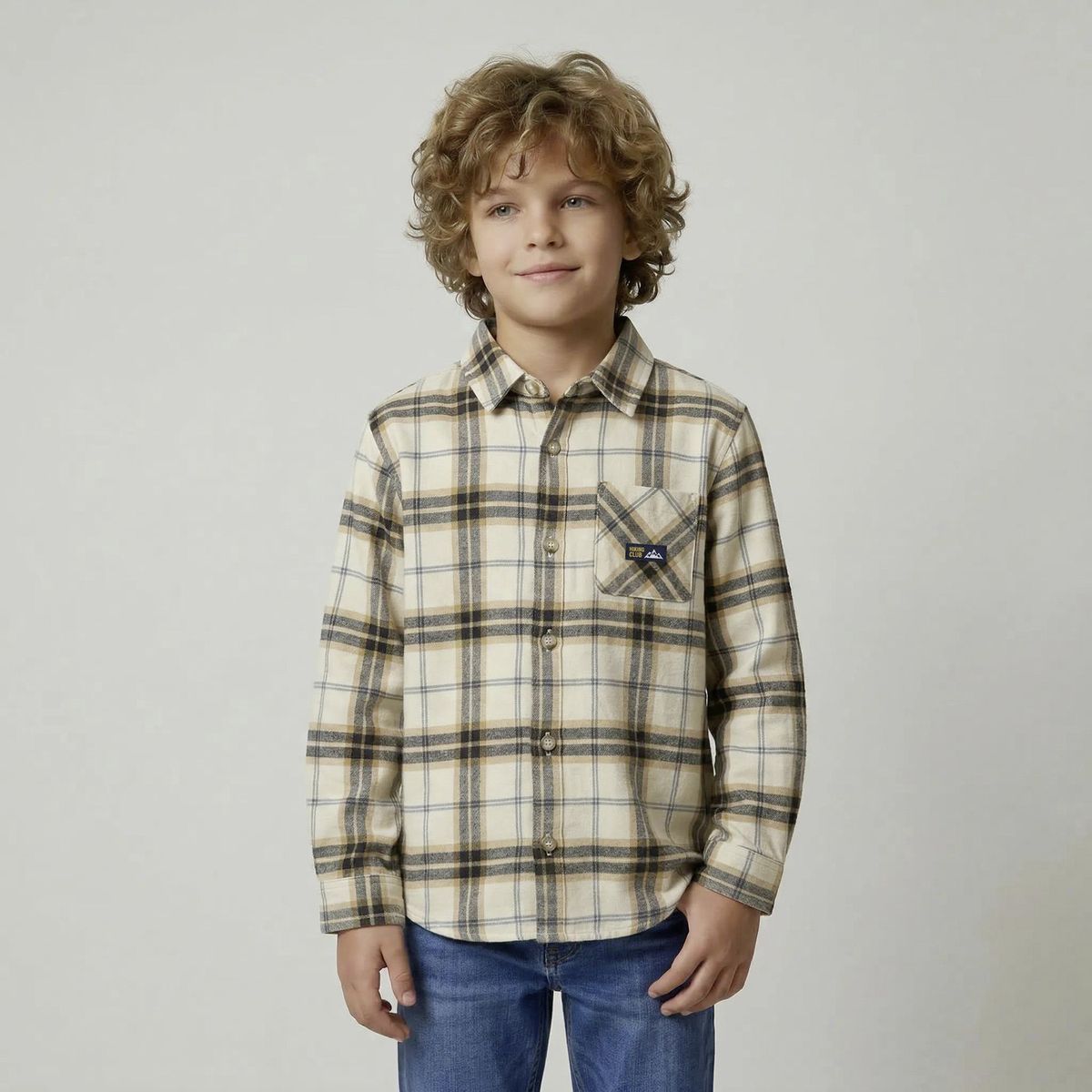 YAMP - Camisa Niño Manga Larga Algodón Yamp
