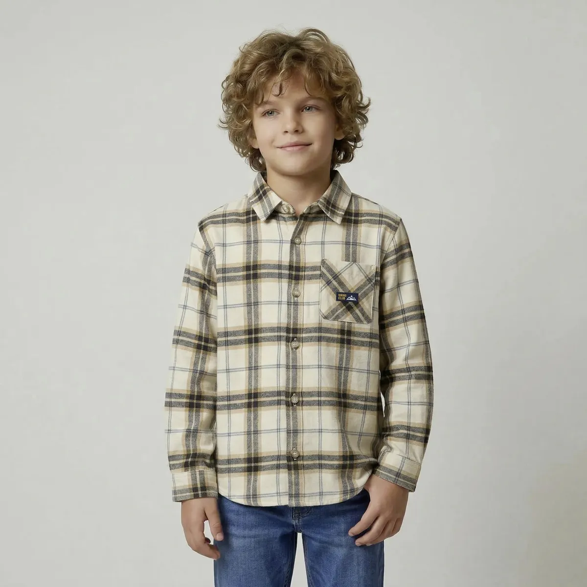 YAMP - Camisa Niño Manga Larga Algodón Yamp