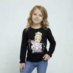 BARBIE - Polera Niña Algodón