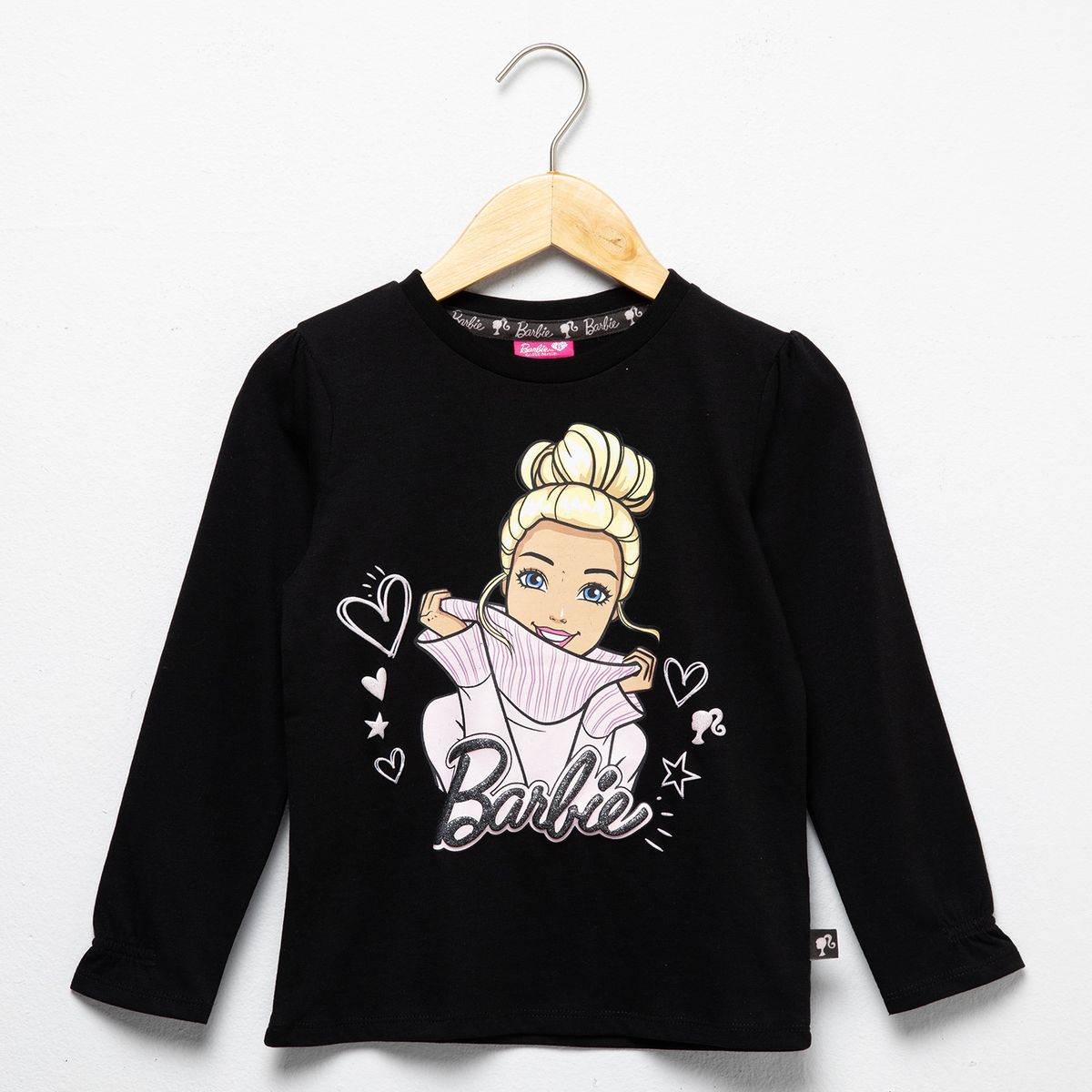 BARBIE - Polera Niña Algodón Barbie