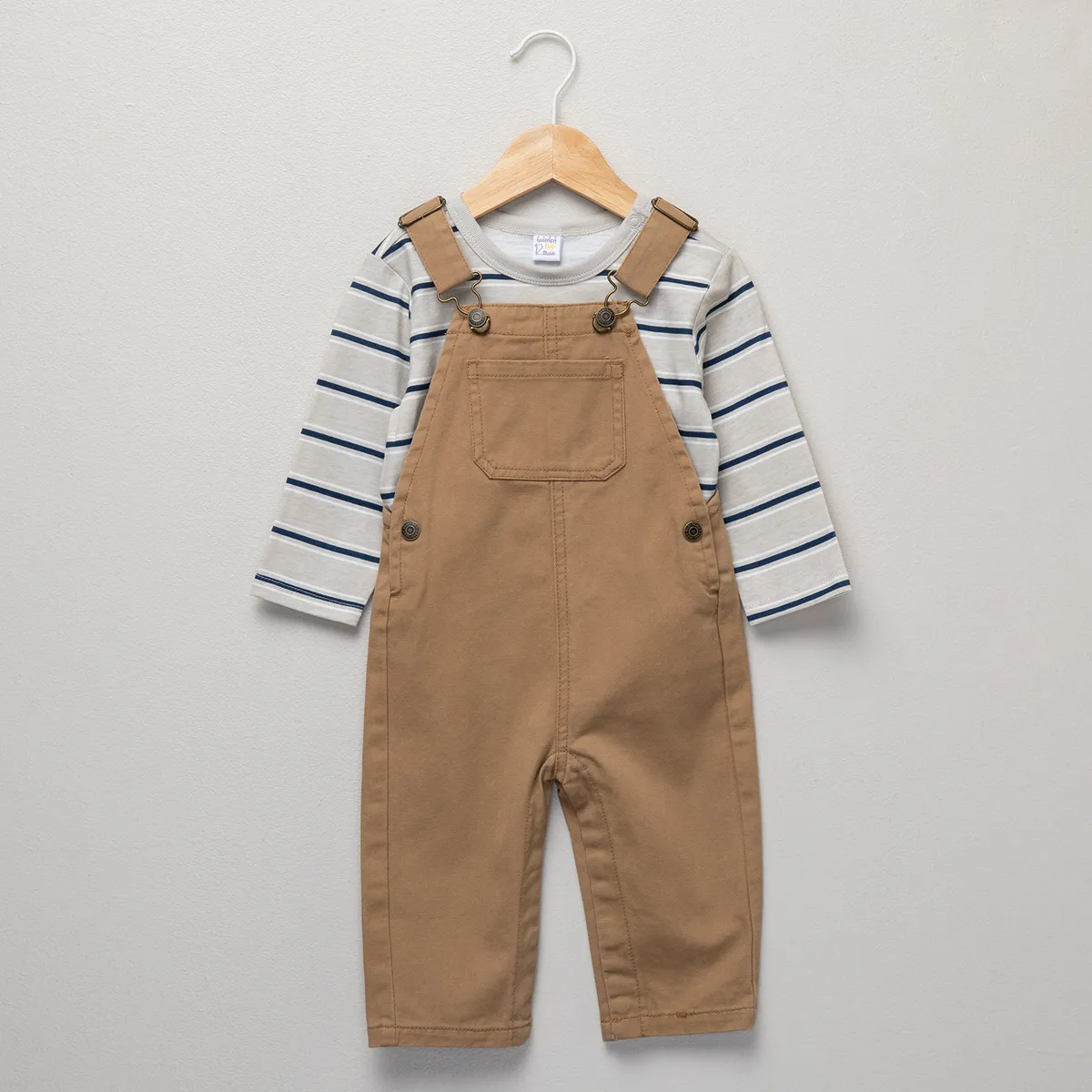 YAMP - Conjunto Bebé Jardinera Mas Polera Bebé Yamp