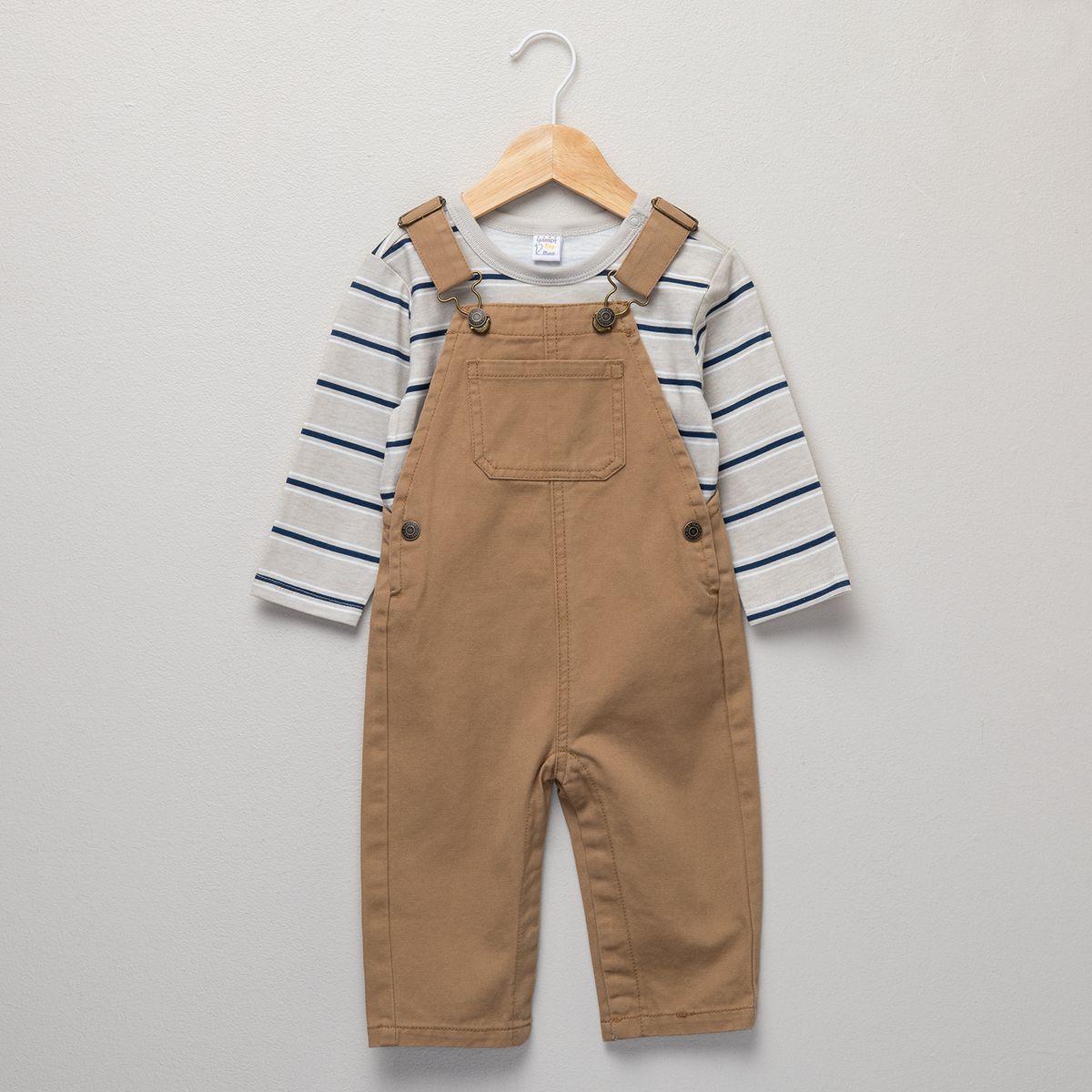 YAMP - Conjunto Bebé Jardinera Mas Polera Bebé Yamp