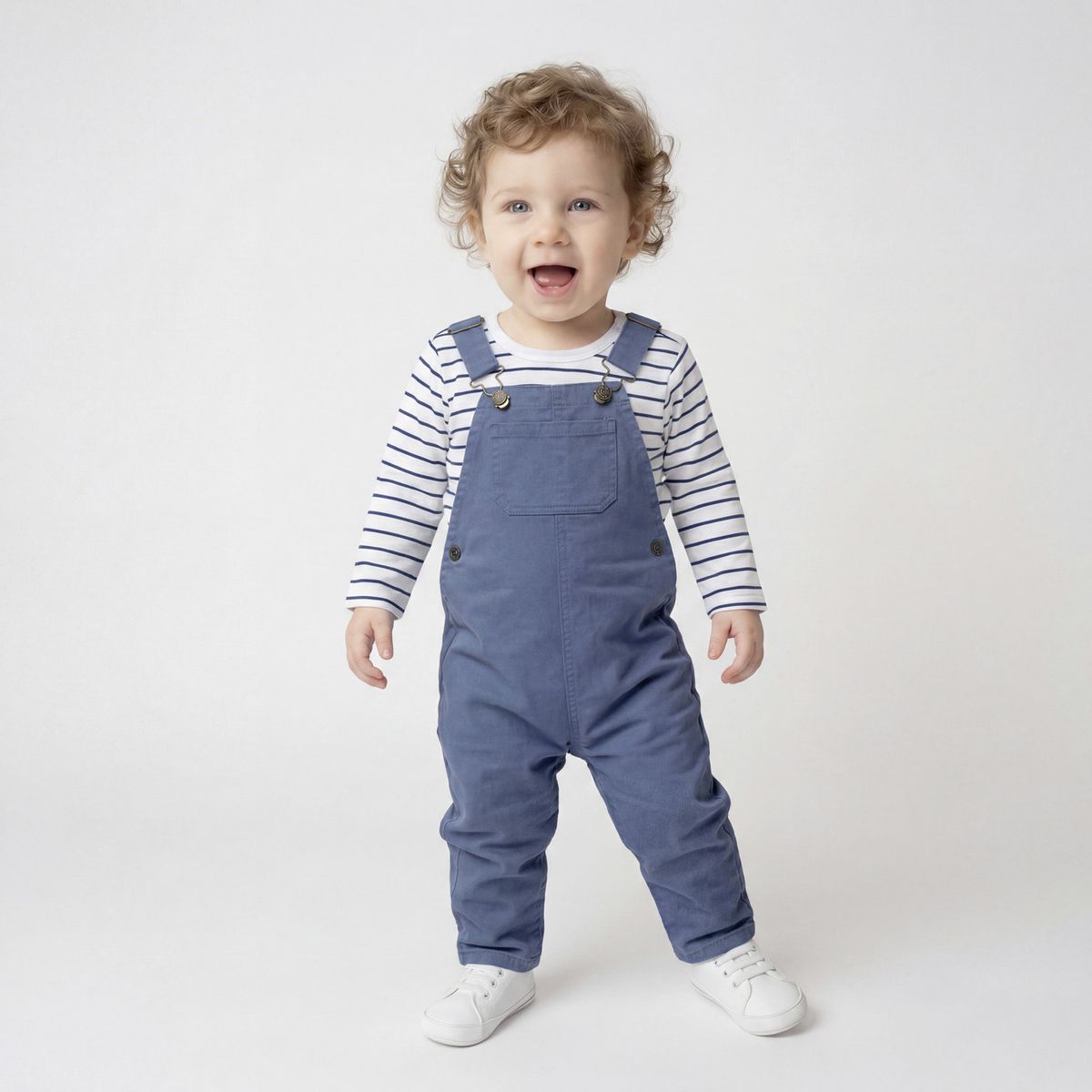 YAMP - Conjunto Bebé Jardinera Mas Polera Bebé Yamp