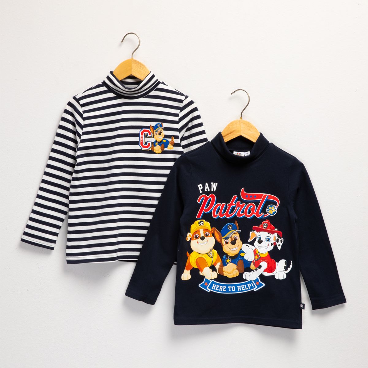 PAW PATROL - Pack 2 Poleras Beatle Niño Paw Patrol