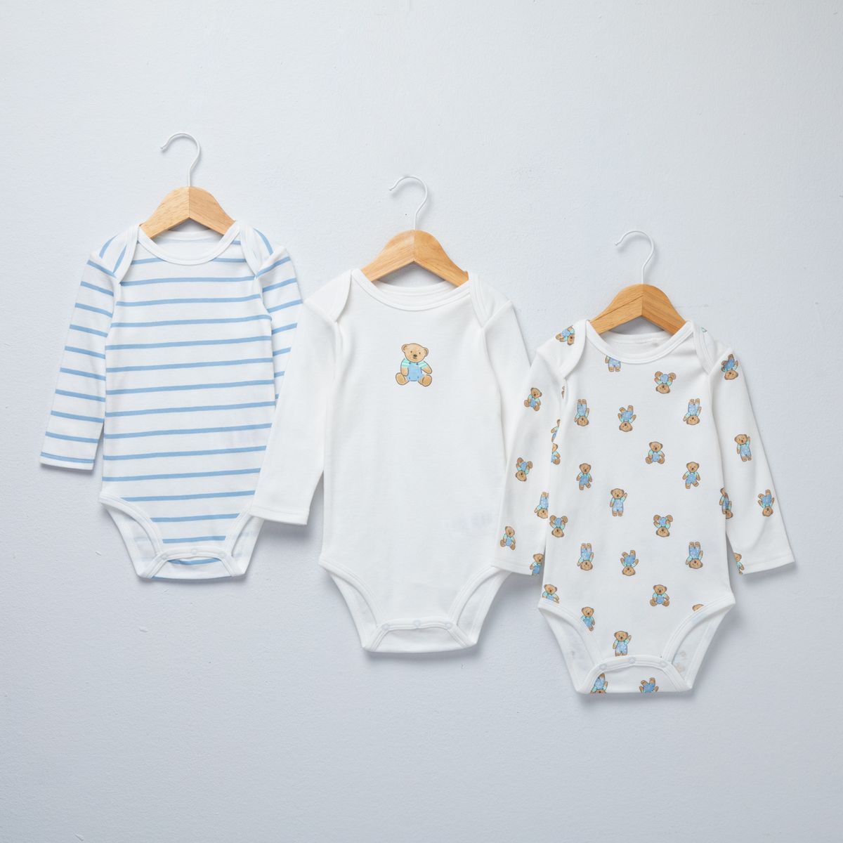YAMP - Pack De 3 Bodys Bebé Niño Algodón Yamp
