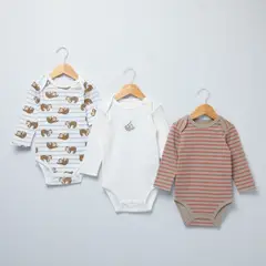 YAMP - Pack De 3 Bodys Bebé Niño Algodón