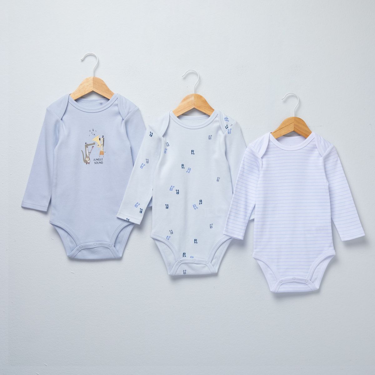 YAMP - Pack De 3 Bodys Bebé Niño Algodón Yamp