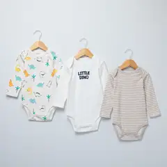 YAMP - Pack De 3 Bodys Bebé Niño Algodón