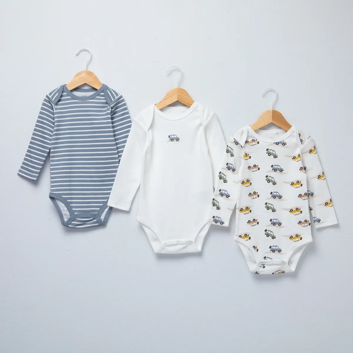 YAMP - Pack De 3 Bodys Bebé Niño Algodón Yamp