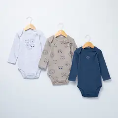 YAMP - Pack De 3 Bodys Bebé Niño Algodón