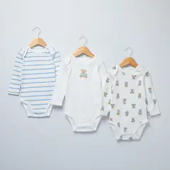 YAMP - Pack De 3 Bodys Bebé Niño Algodón