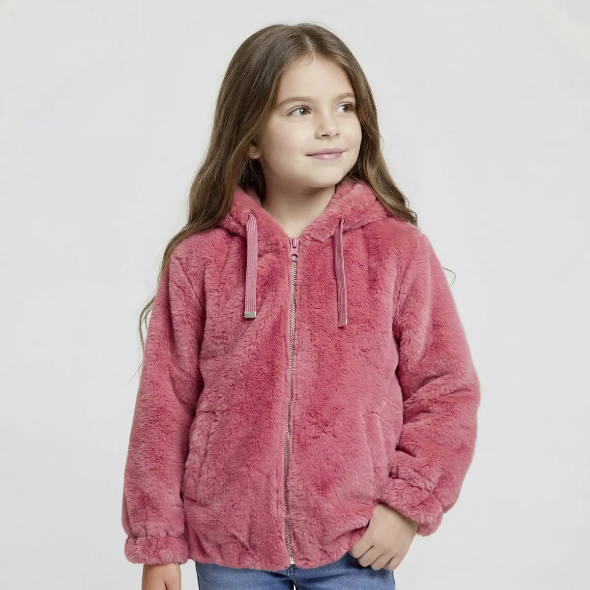 YAMP - Chaqueta Peluda Niña Yamp