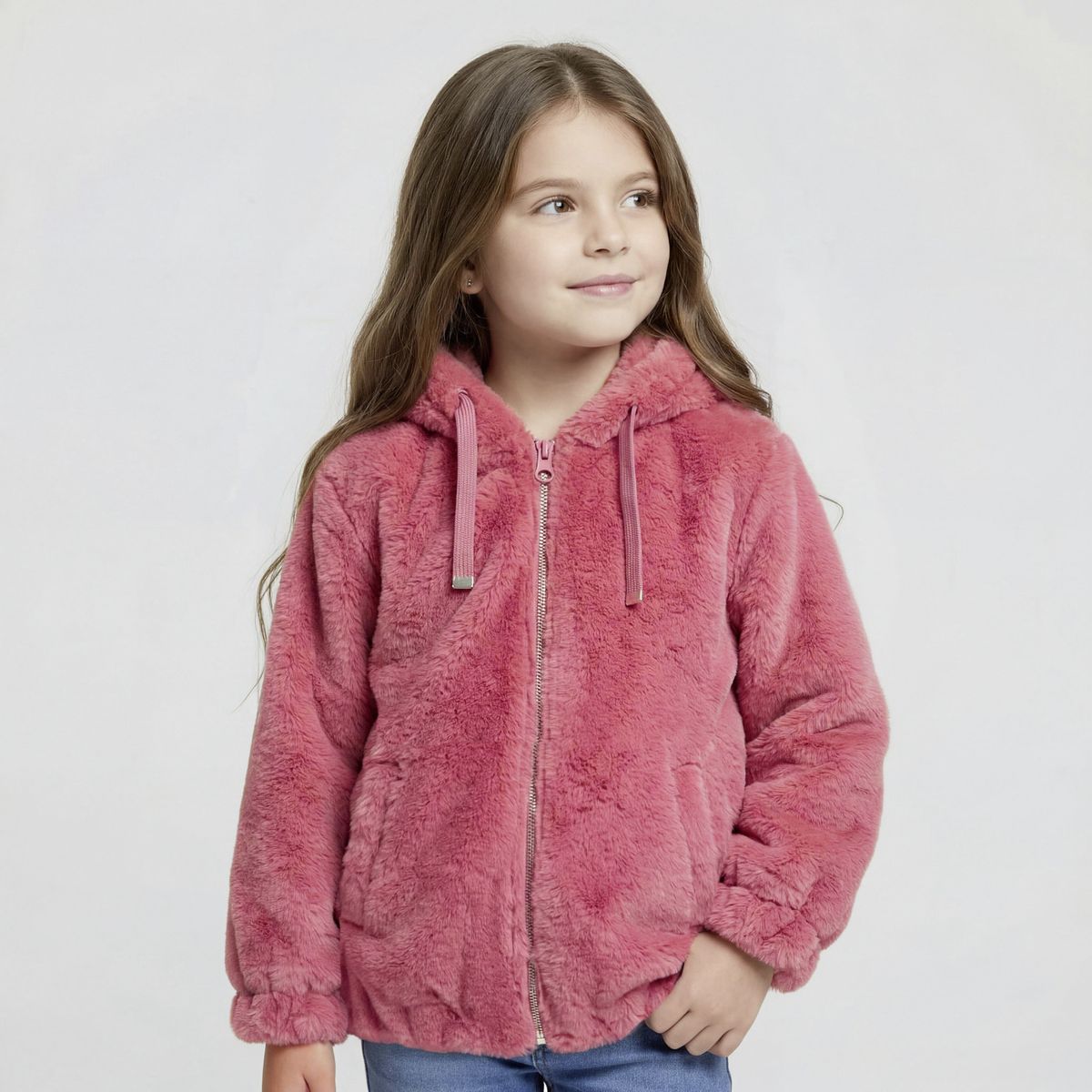 YAMP - Chaqueta Peluda Niña Yamp