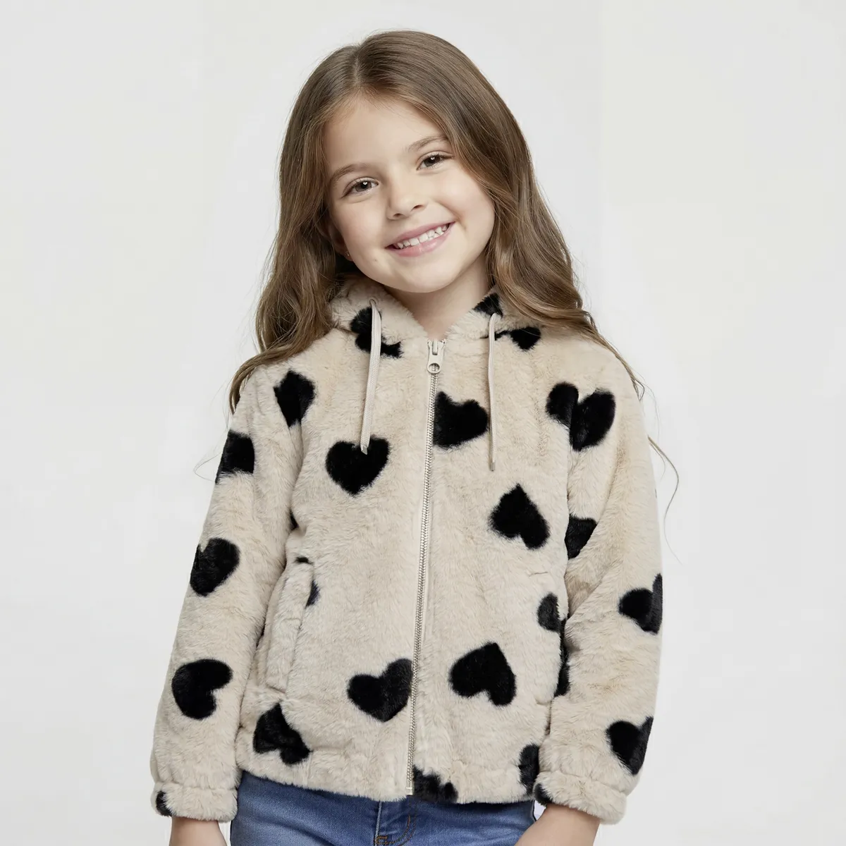 YAMP - Chaqueta Peluda Niña Yamp