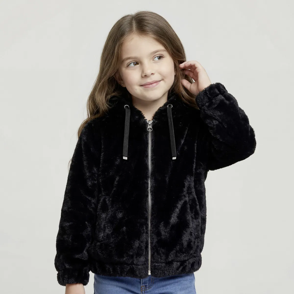 YAMP - Chaqueta Peluda Niña Yamp