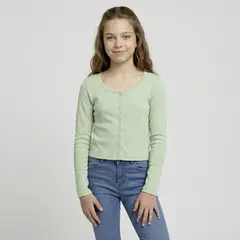 DOO AUSTRALIA - Polera Manga Larga Algodón Niña