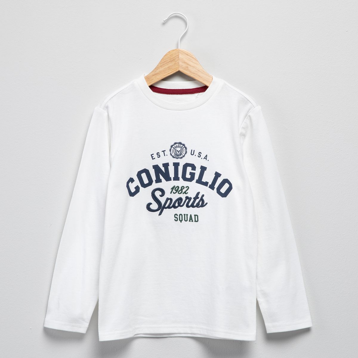 CONIGLIO - Polera Niño Manga Larga Algodón Coniglio