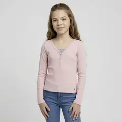 DOO AUSTRALIA - Polera Manga Larga Algodón Niña