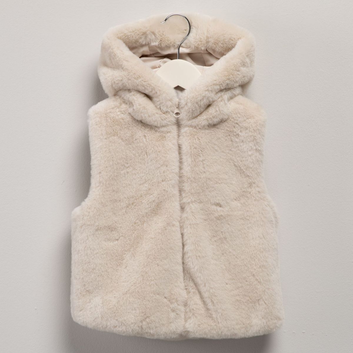 YAMP - Chaqueta Bebé Peluda Sin Mangas Yamp