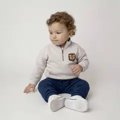 YAMP - Conjunto Bebé Polerón Mas Pantalón De Buzo