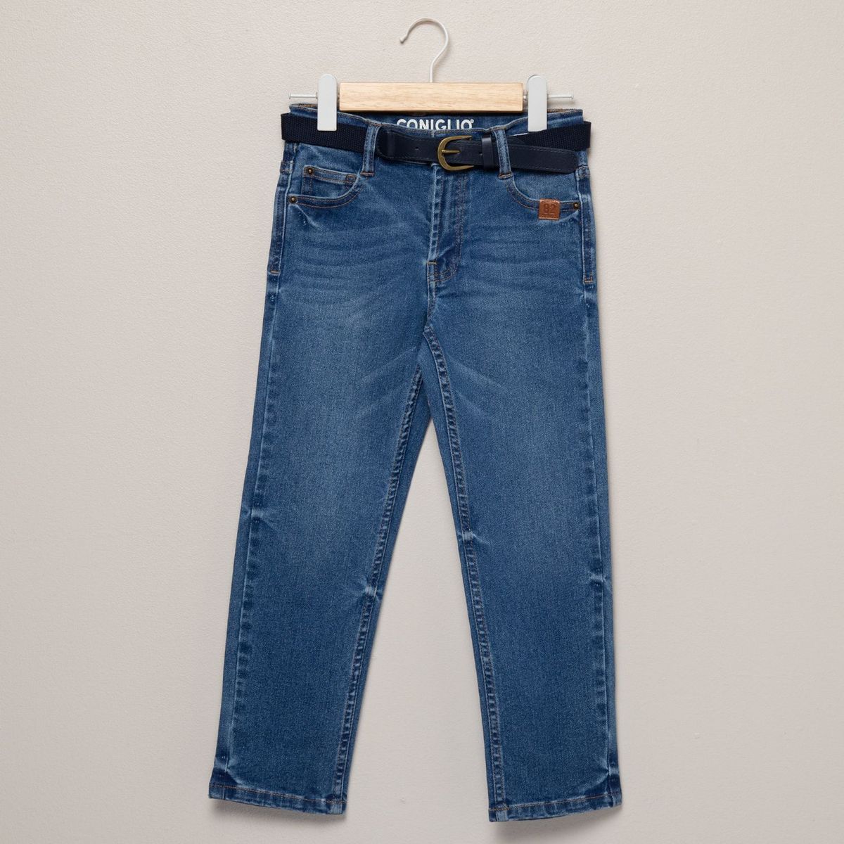 CONIGLIO - Jeans Niño Con Cinturón Coniglio