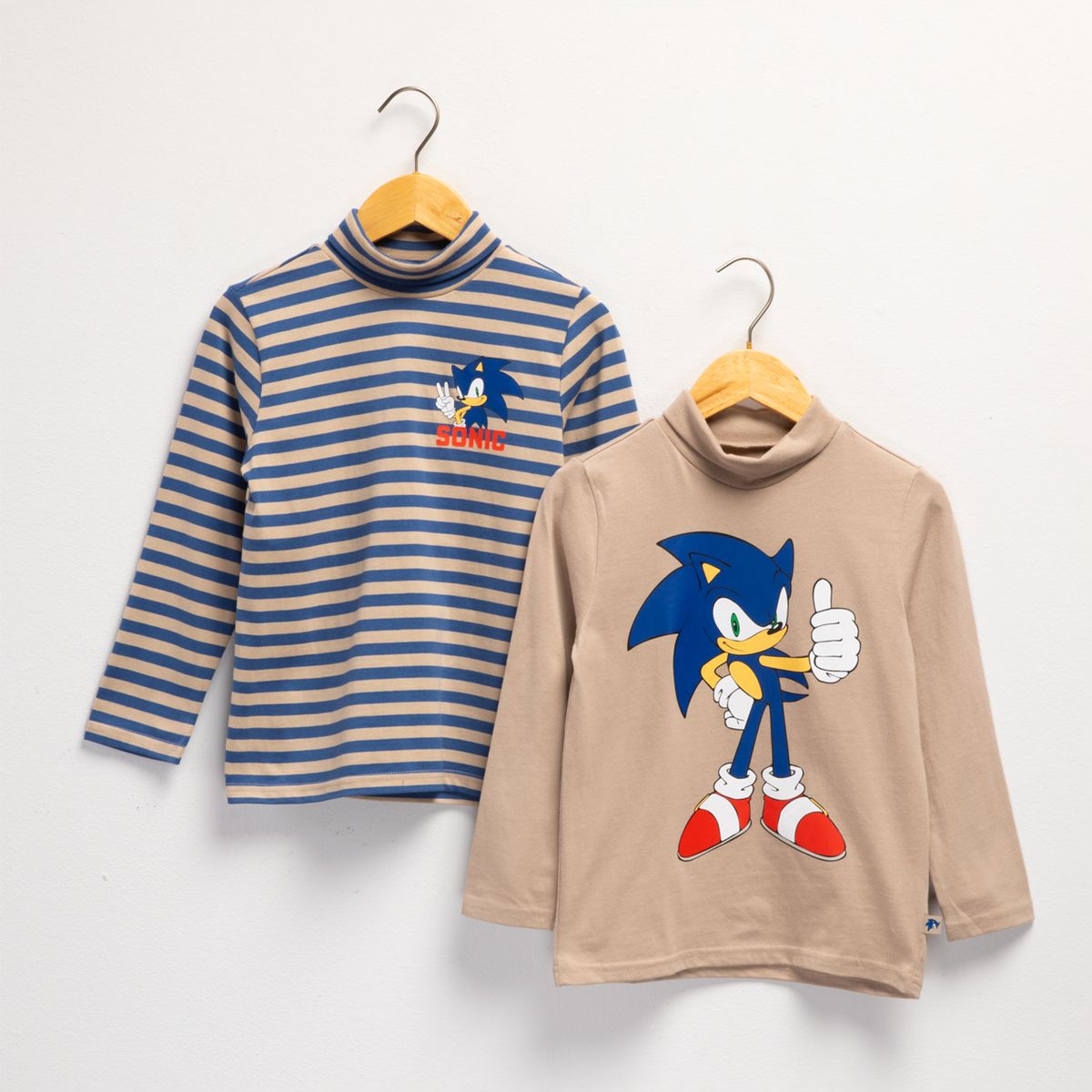 SONIC - Polera Manga Larga Algodón Niño Sonic