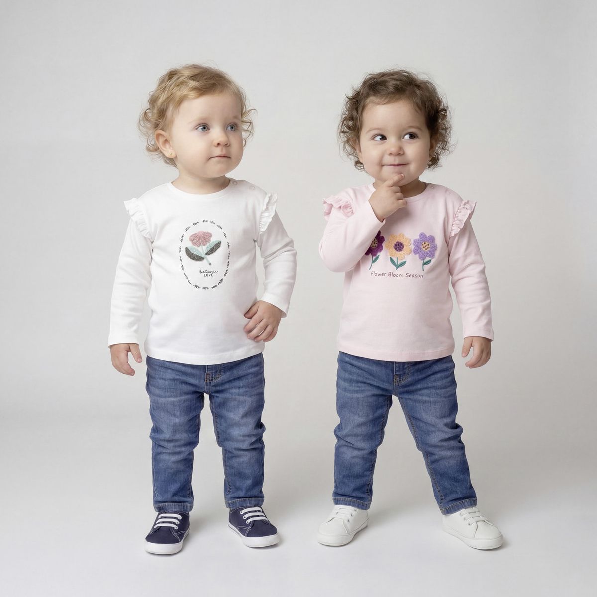 YAMP - Pack 2 Poleras Bebé Niña Yamp
