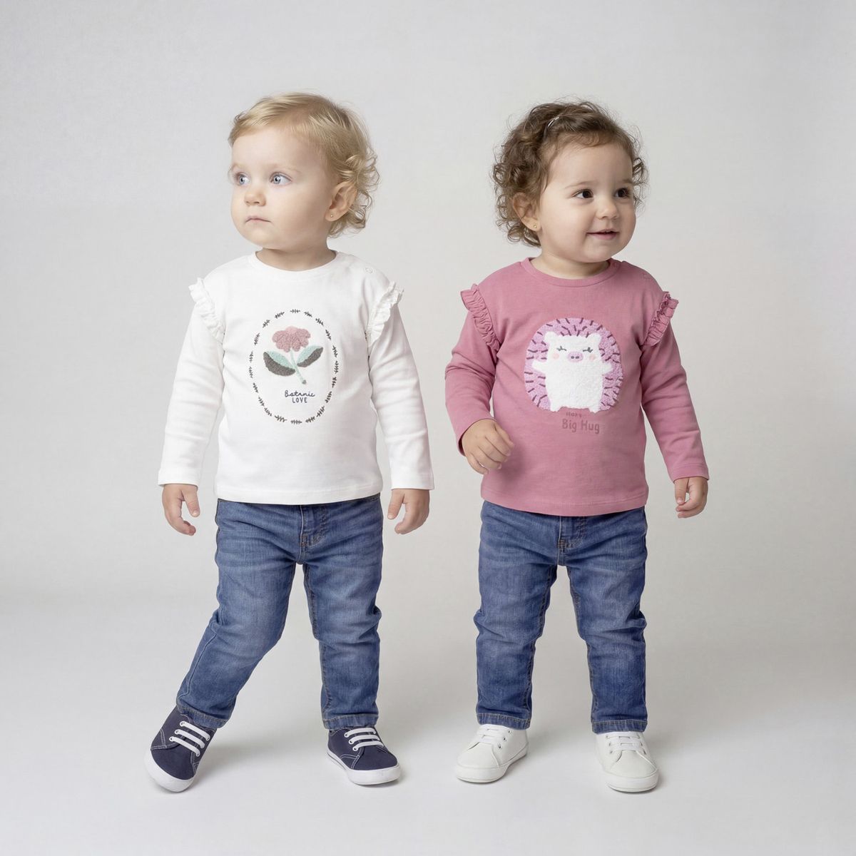 YAMP - Pack 2 Poleras Bebé Niña Yamp