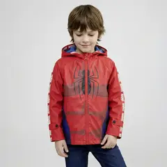 SPIDER MAN - Chaqueta Impermeable Niño Interior Polar Spiderman