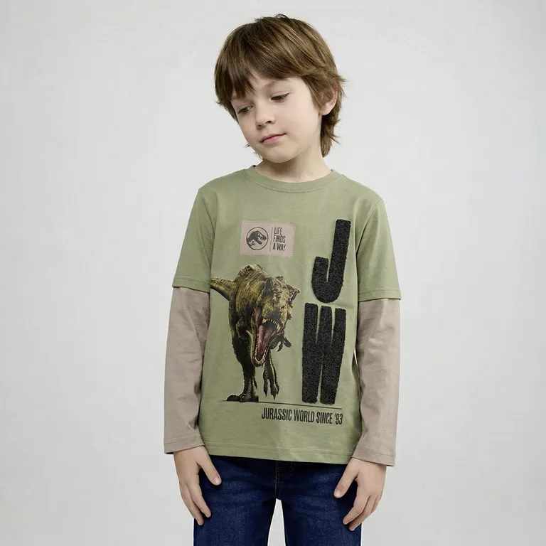 JURASSIC WORLD Polera Niño