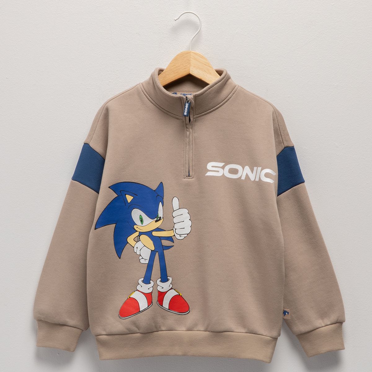 SONIC - Poleron Algodón Niño Sonic