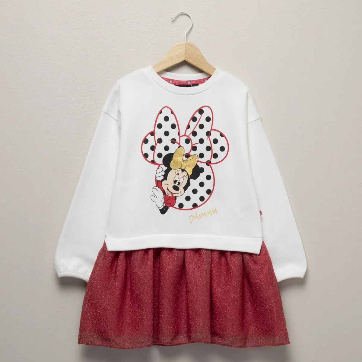 MINNIE - Vestido Niña Algodón Minnie