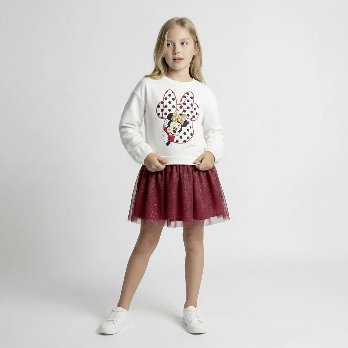 MINNIE - Vestido Niña Algodón Minnie