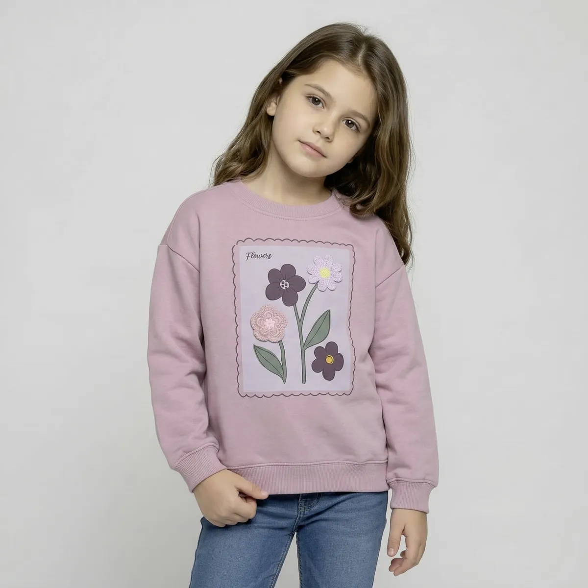 YAMP - Polerón Niña Algodón Yamp