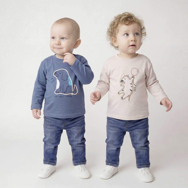 YAMP Pack 2 Poleras Bebé Niño