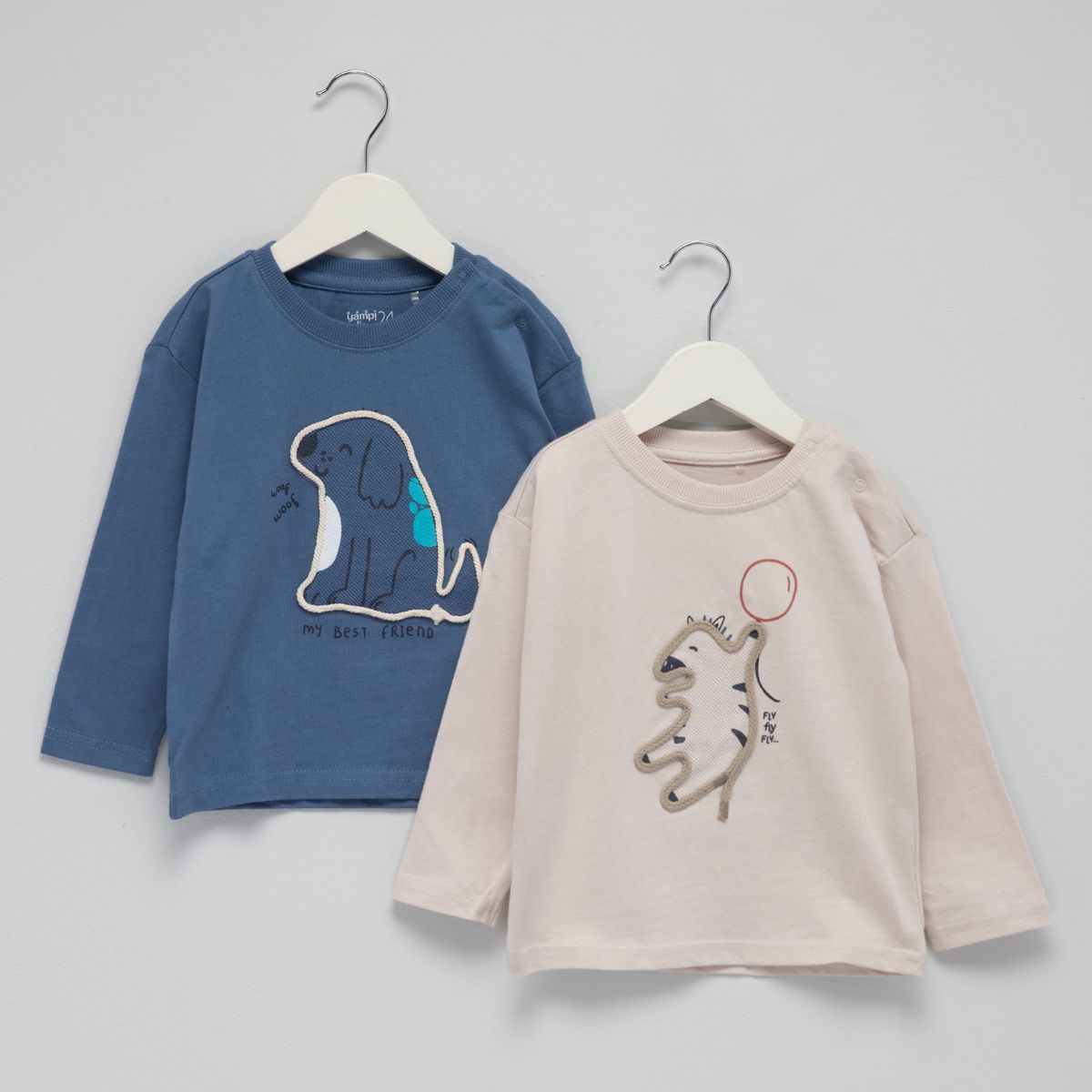 YAMP - Pack 2 Poleras Bebé Niño Yamp