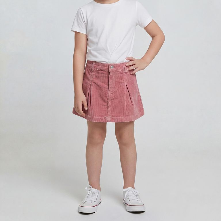 YAMP Falda Niña Cotelé