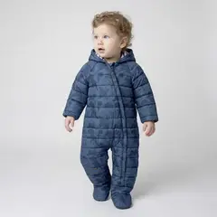 YAMP - Enterito Parka Bebé Forrado En Algodón Bebe