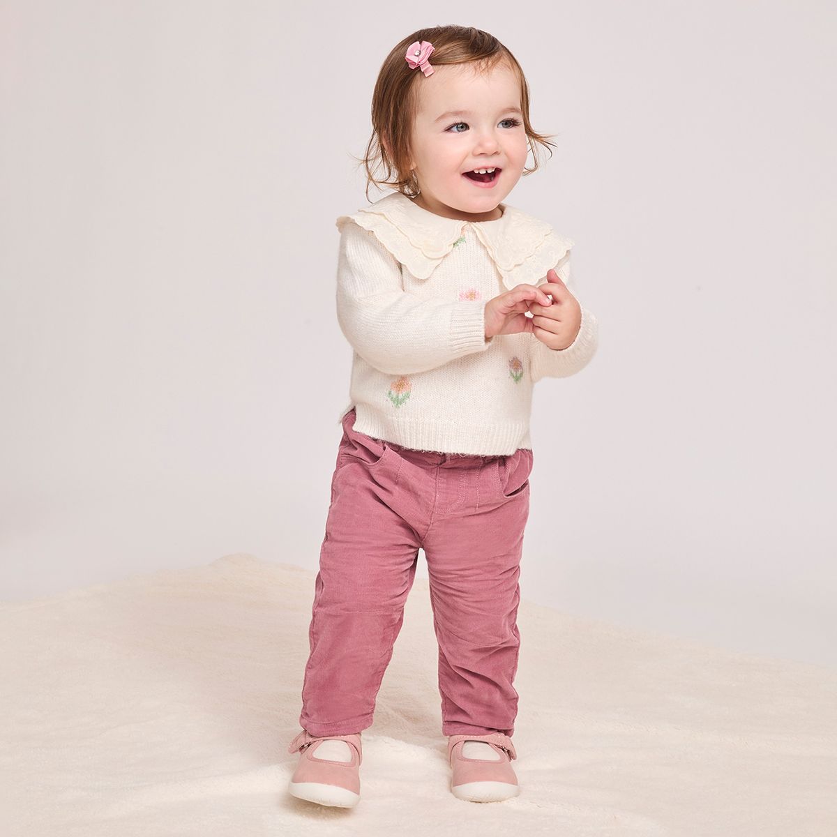 YAMP - Pantalón Cotele Bebé Niña Yamp