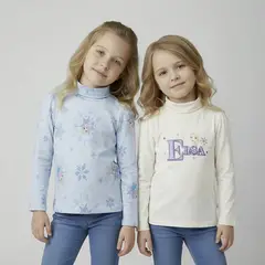 FROZEN - Pack 2 Poleras Beatle Niña