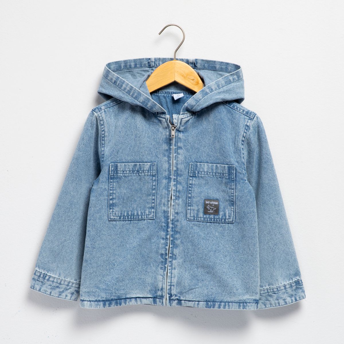 YAMP - Chaqueta Jeans Interior Polar Niño